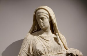 Vestal Virgin, from the Temple of the Vestal Virgins in the Roman Forum; Capitoline Museums, Rome