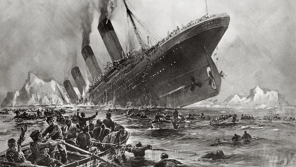 Titanic sinking (1912) Willy Stöwer
